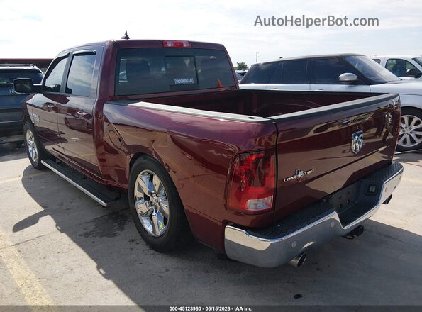 1C6RR6LT6KS532602 2019 RAM 1500 CLASSIC Burgundy Rear left