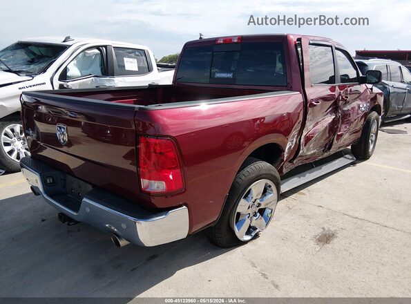 1C6RR6LT6KS532602 2019 RAM 1500 CLASSIC Burgundy Rear right