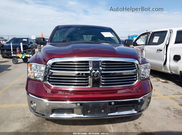 1C6RR6LT6KS532602 2019 RAM 1500 CLASSIC Burgundy Instrument cluster view