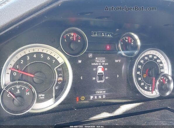 1C6RR6MT7HS520529 2017 RAM 1500 Black უკანა სავარძლების ხედი