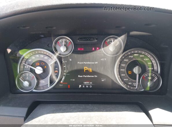 1C6RR6PT7HS730463 2017 RAM 1500 Белый Вид задних сидений