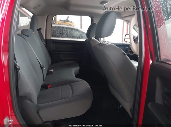 1C6RR6STXJS296603 2018 RAM 1500 Red VIN კოდის სტიკერის ხედი