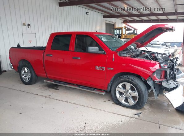 1C6RR6STXJS296603 2018 RAM 1500 Red უკანა სალონის ხედი