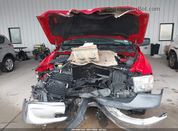 1C6RR6STXJS296603 2018 RAM 1500 Red ხელსაწყოთა პანელის ხედი