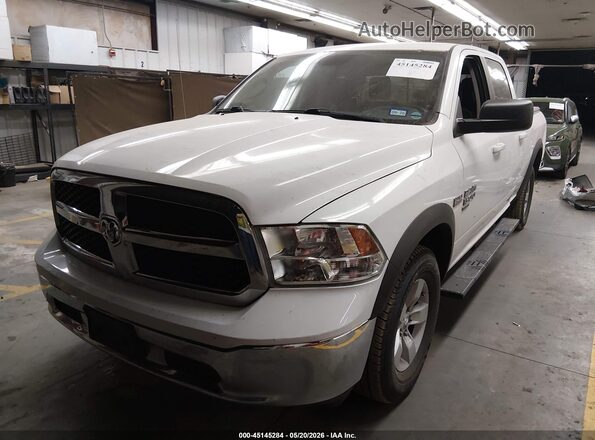 1C6RR6TT4KS689349 2019 RAM 1500 CLASSIC White Առջևի ձախ երեք քառորդ տեսարան