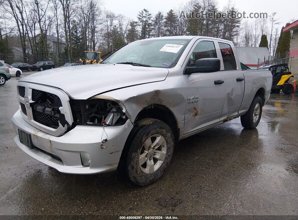 1C6RR7FGXGS343902 2016 RAM 1500 Silver Առջևի ձախ երեք քառորդ տեսարան