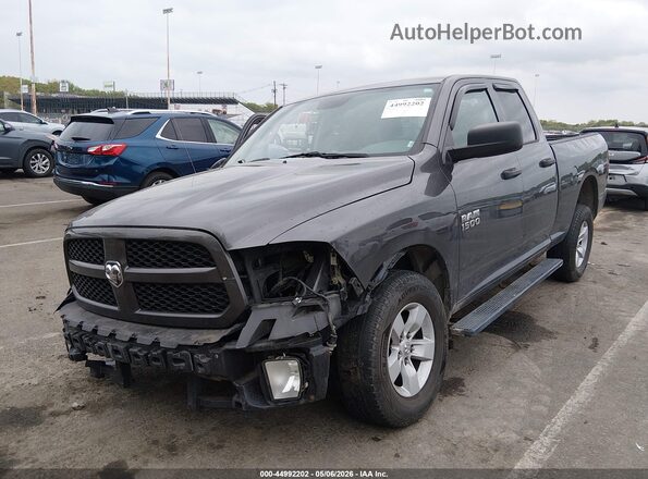 1C6RR7FGXJS348573 2018 RAM 1500 Gray Передня ліва чверть