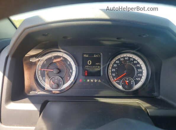 1C6RR7FT1GS295381 2016 RAM 1500 White Vista del cuadro de instrumentos