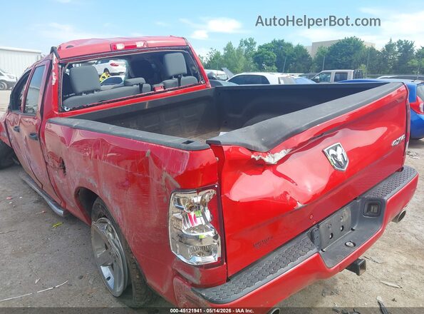 1C6RR7FT3JS184936 2018 RAM 1500 Red Rear left
