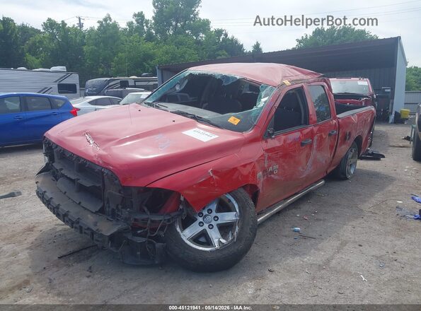 1C6RR7FT3JS184936 2018 RAM 1500 Red Front left