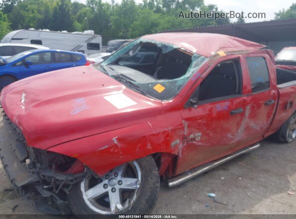1C6RR7FT3JS184936 2018 RAM 1500 Red Front view