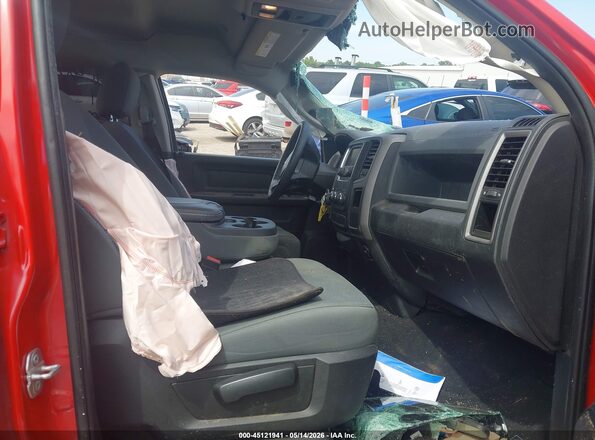 1C6RR7FT3JS184936 2018 RAM 1500 Red Front interior view