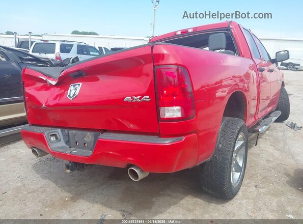 1C6RR7FT3JS184936 2018 RAM 1500 Red Rear right