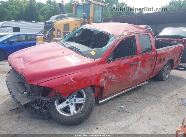1C6RR7FT3JS184936 2018 RAM 1500 Red 360 interior view