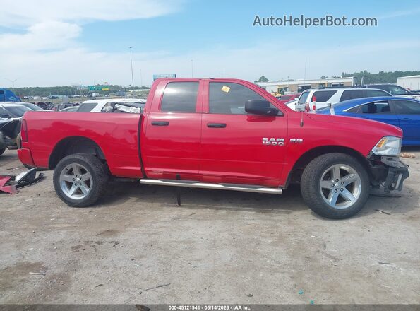 1C6RR7FT3JS184936 2018 RAM 1500 Red Rear interior view