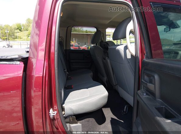 1C6RR7FT3JS189585 2018 RAM 1500 Maroon VIN კოდის სტიკერის ხედი
