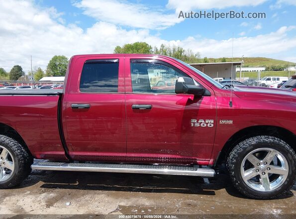 1C6RR7FT3JS189585 2018 RAM 1500 Maroon სალონის 360-გრადუსიანი ხედი