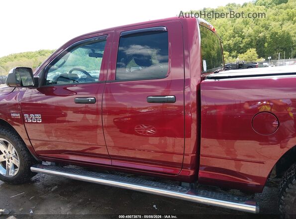 1C6RR7FT3JS189585 2018 RAM 1500 Maroon 