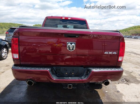1C6RR7FT3JS189585 2018 RAM 1500 Maroon 