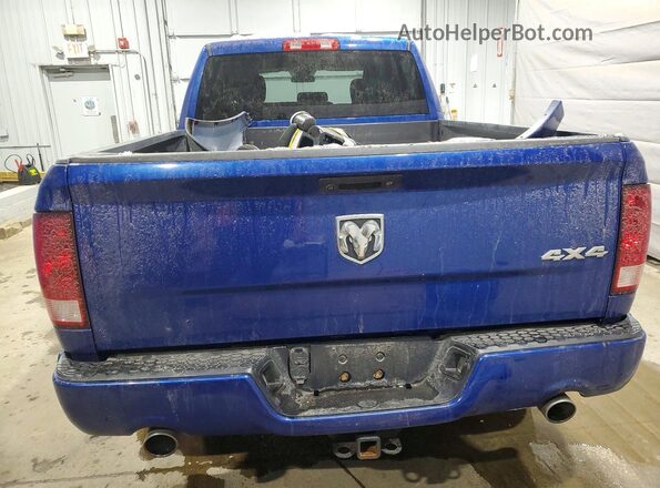 1C6RR7FT7JS229294 2018 RAM 1500 Blue Rear view