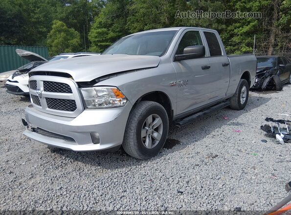 1C6RR7FTXHS729136 2017 RAM 1500 Silver Առջևի ձախ երեք քառորդ տեսարան