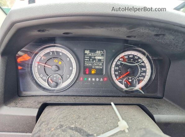 1C6RR7GG7LS141463 2020 RAM 1500 Red Widok zestawu wskaźników