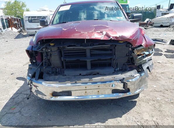 1C6RR7GG8JS115497 2018 RAM 1500 Burgundy Front view