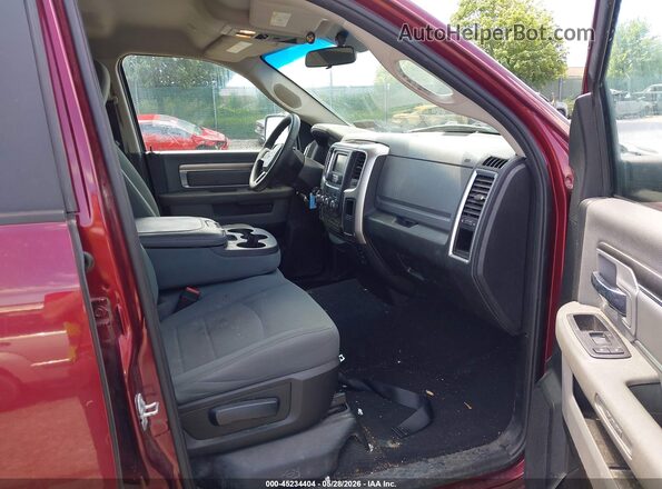 1C6RR7GG8JS115497 2018 RAM 1500 Burgundy Front interior view