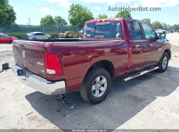 1C6RR7GG8JS115497 2018 RAM 1500 Burgundy Rear right