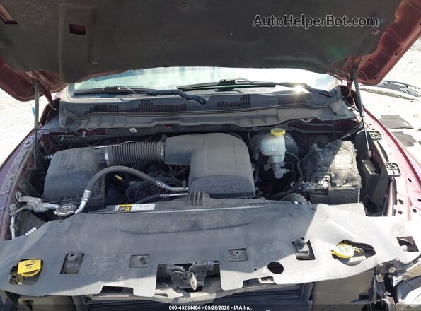 1C6RR7GG8JS115497 2018 RAM 1500 Burgundy Rear view