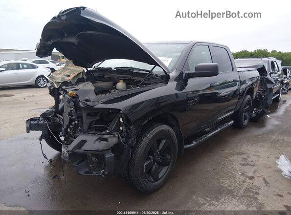 1C6RR7KG6GS400702 2016 RAM 1500 Black წინა მარცხენა ხედი სამი მეოთხედიდან