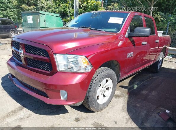 1C6RR7KG8HS839336 2017 RAM 1500 Burgundy Vista tres cuartos delantera izquierda
