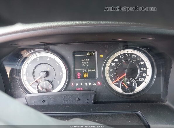 1C6RR7KT1GS254349 2016 RAM 1500 Black უკანა სავარძლების ხედი