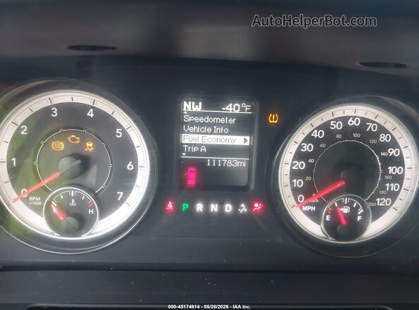 1C6RR7KT4KS505244 2019 RAM 1500 CLASSIC Черный Вид задних сидений