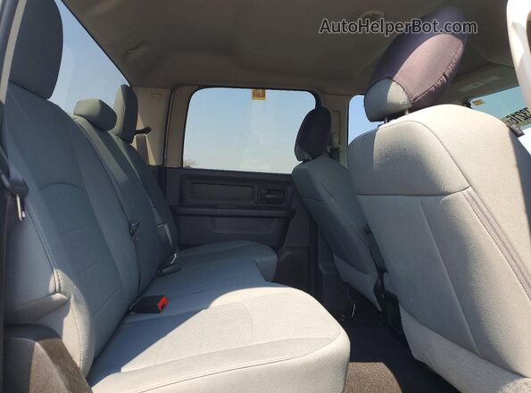 1C6RR7KT5KS599005 2019 RAM 1500 White Rear seats view