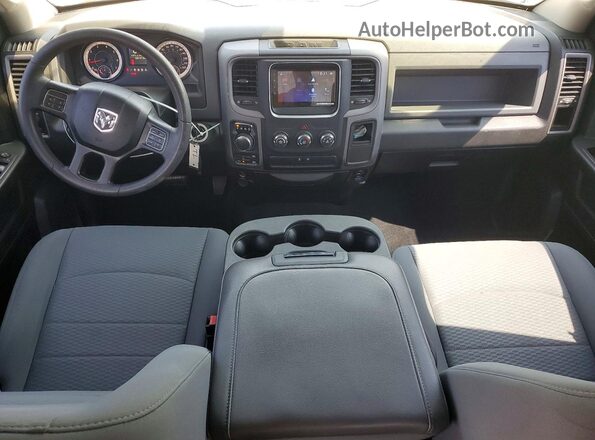 1C6RR7KT5KS599005 2019 RAM 1500 White Dashboard view