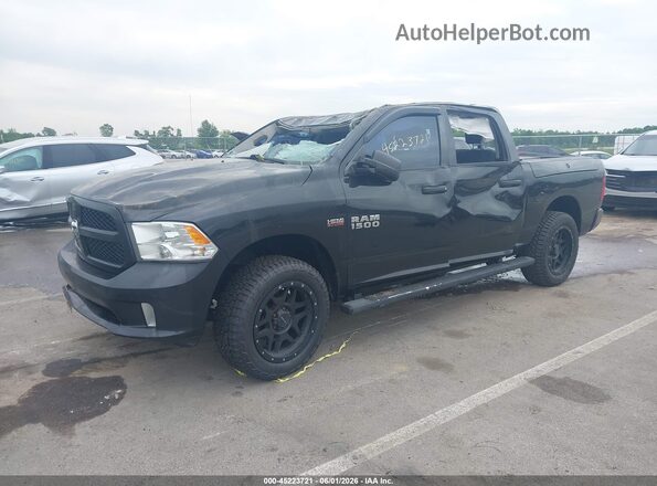 1C6RR7KT9GS335941 2016 RAM 1500 Black Առջևի ձախ երեք քառորդ տեսարան
