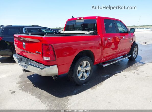 1C6RR7LG6JS222702 2018 RAM 1500 Red Tył prawy