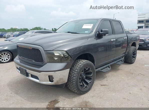 1C6RR7LGXGS184934 2016 RAM 1500 Gray Առջևի ձախ երեք քառորդ տեսարան