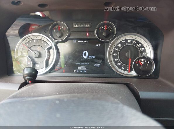 1C6RR7LT1GS222774 2016 RAM 1500 Red უკანა სავარძლების ხედი