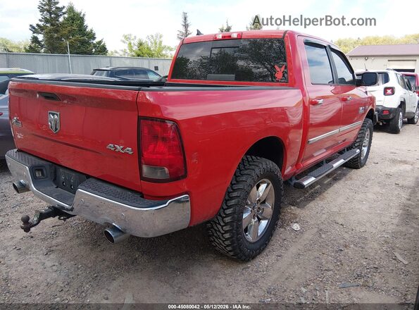 1C6RR7LT1GS222774 2016 RAM 1500 Red უკანა მარჯვენა
