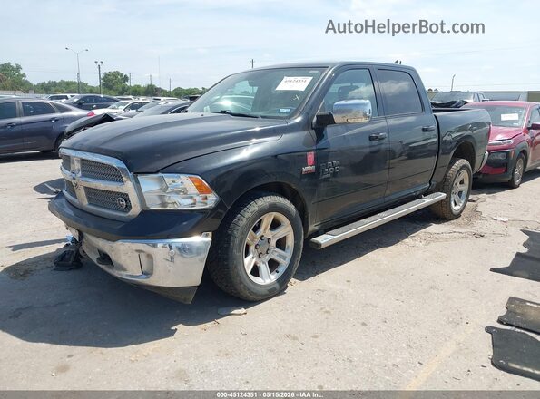 1C6RR7LT2KS583049 2019 RAM 1500 CLASSIC Black Առջևի ձախ երեք քառորդ տեսարան