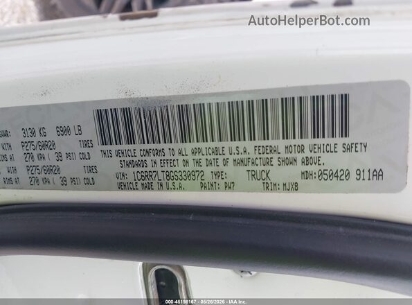 1C6RR7LT8GS330972 2016 RAM 1500 White Engine compartment view