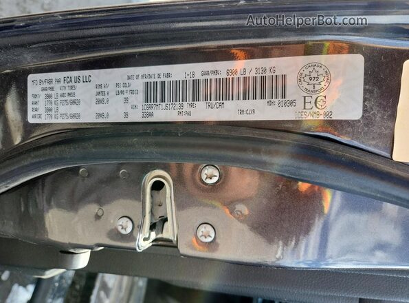 1C6RR7MT1JS172139 2018 RAM 1500 Gray 