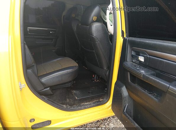 1C6RR7MT5GS305672 2016 RAM 1500 Yellow VIN კოდის სტიკერის ხედი