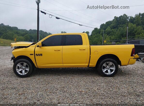 1C6RR7MT5GS305672 2016 RAM 1500 Yellow სალონის 360-გრადუსიანი ხედი
