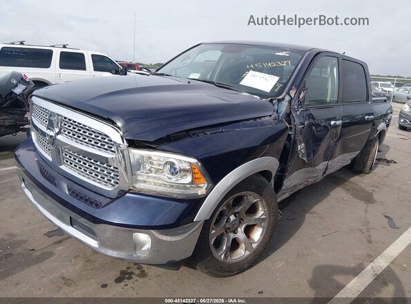1C6RR7NG1GS285406 2016 RAM 1500 Blue Առջևի ձախ երեք քառորդ տեսարան