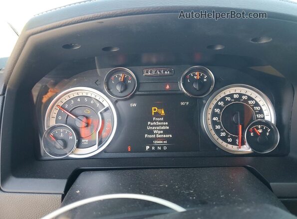 1C6RR7NT0JS208837 2018 RAM 1500 Silver Instrument cluster view