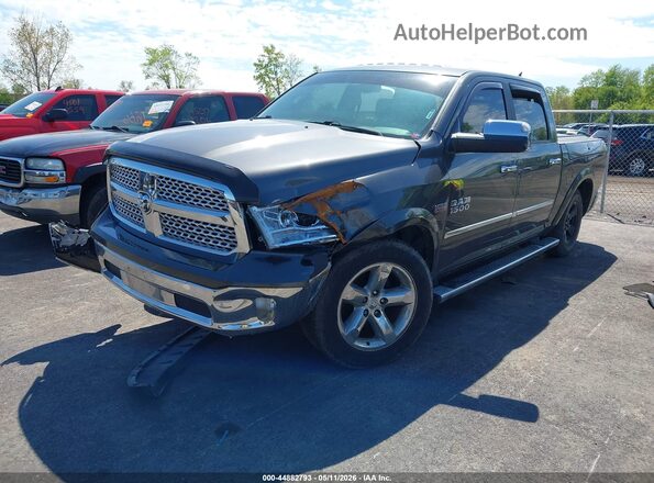 1C6RR7NT5JS161742 2018 RAM 1500 Gray Առջևի ձախ երեք քառորդ տեսարան