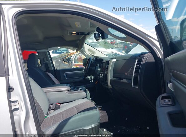 1C6RR7TT6JS168377 2018 RAM 1500 Silver Front interior view